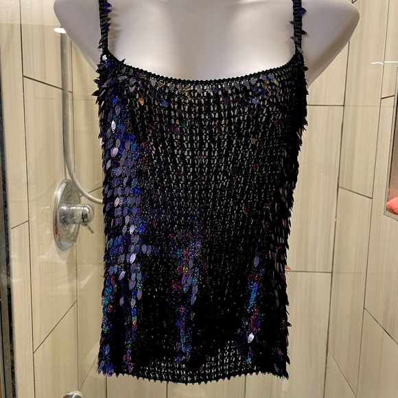 Beautiful sequin black cocktail dress. Bought in Las Vegas. Excellent condition - Picture 1 of 1
